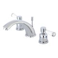 Kingston Brass KB8961DPL 8" Widespread Bathroom Faucet, Polished Chrome KB8961DPL